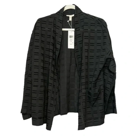 Eileen Fisher Organic Cotton Kimono Jacket - Picture 1 of 9